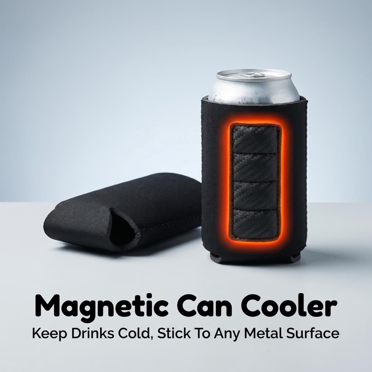 Magnetic Can Cooler custom neoprene drink sleeve