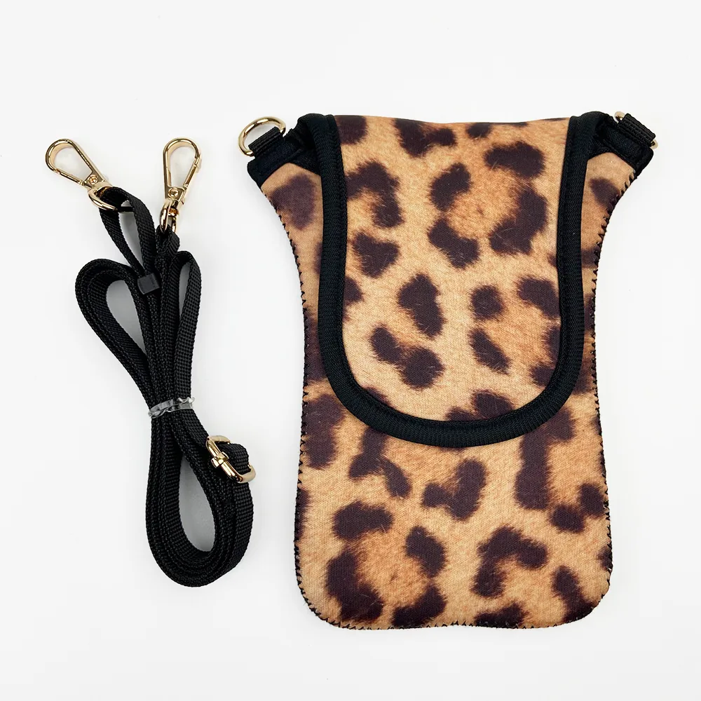 Leopard-print SKU example with black trim and detachable strap