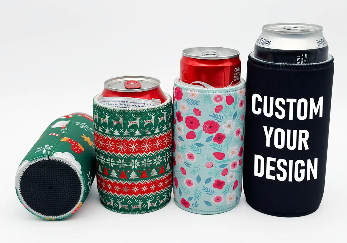 Printed regular slim and tall stubby holder examples