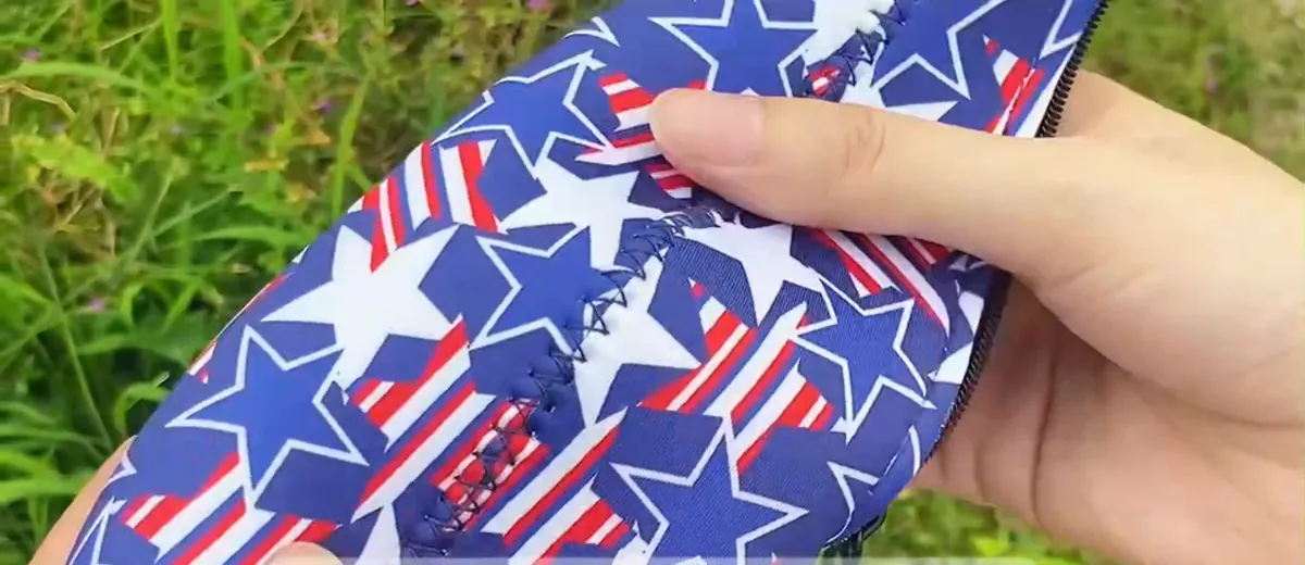 Actual video still showing the folding base and side cut-outs