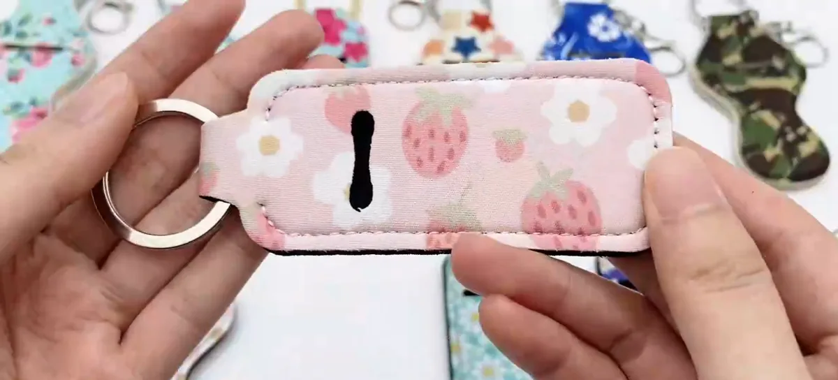 Actual video still showing the front pocket slit